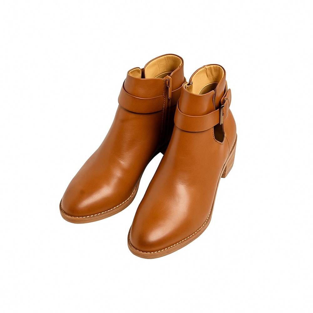 Reneeze Man Made Leather Wanda Ankle Boot, Size 7.5